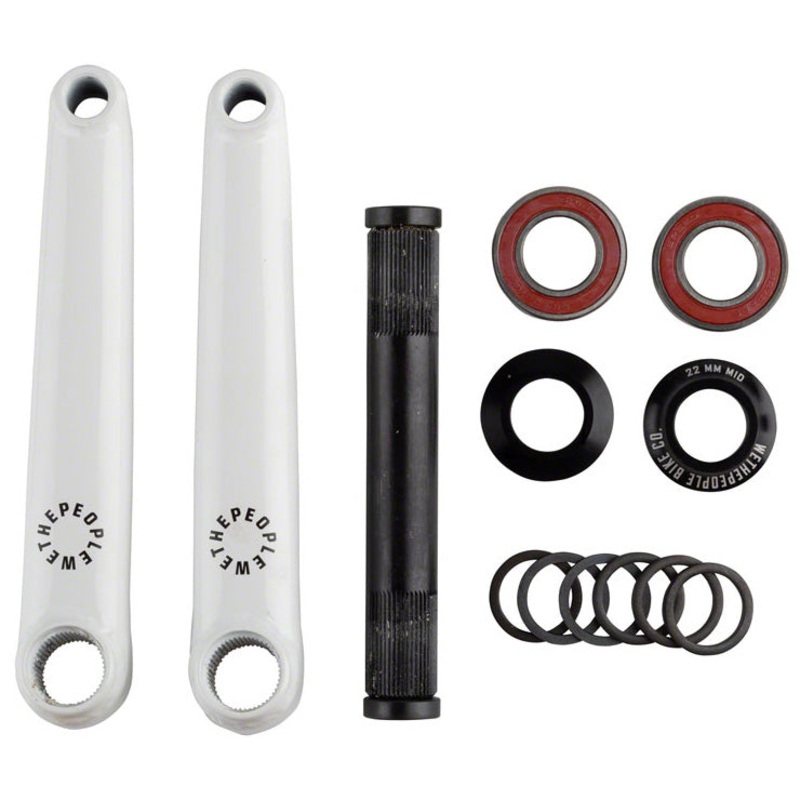 We The People Logic Crank White 160mm