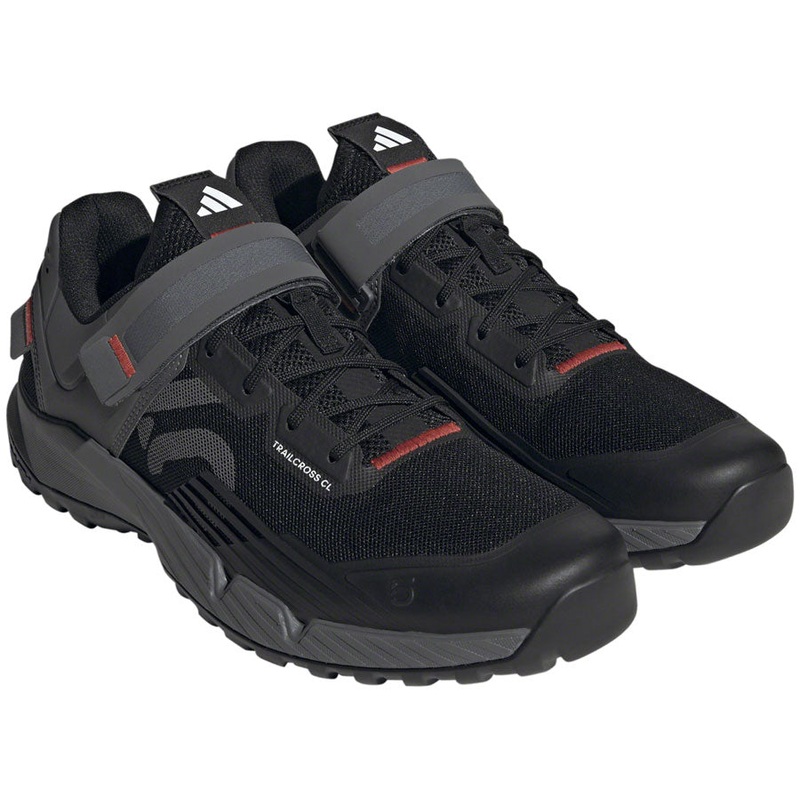 Five Ten Trailcross Mountain Clipless Shoes – Mens Core BLK/Gray Three/Red 13