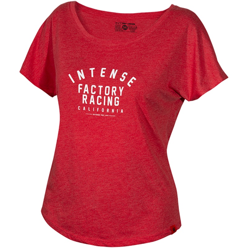 Women’s INTENSE Factory Racing Vintage Red Tee MD