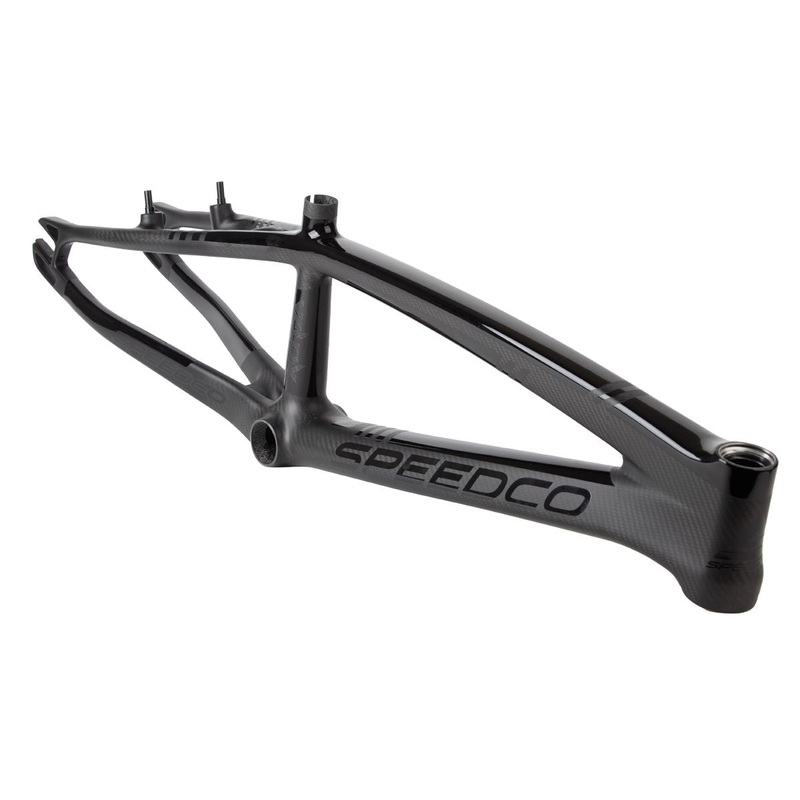 Speedco Velox V3 Carbon BMX Race Frame-Stealth Black Expert (19.25″TT)