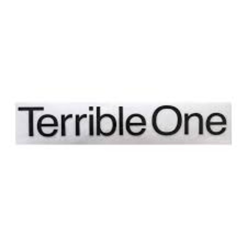 Terrible One Die-Cut Logo Sticker Black