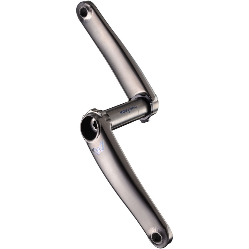 Cane Creek eeWings All-Road Titanium Crankset – 172.5mm 8-Bolt Direct Mount 30mm Spindle Brushed Titanium