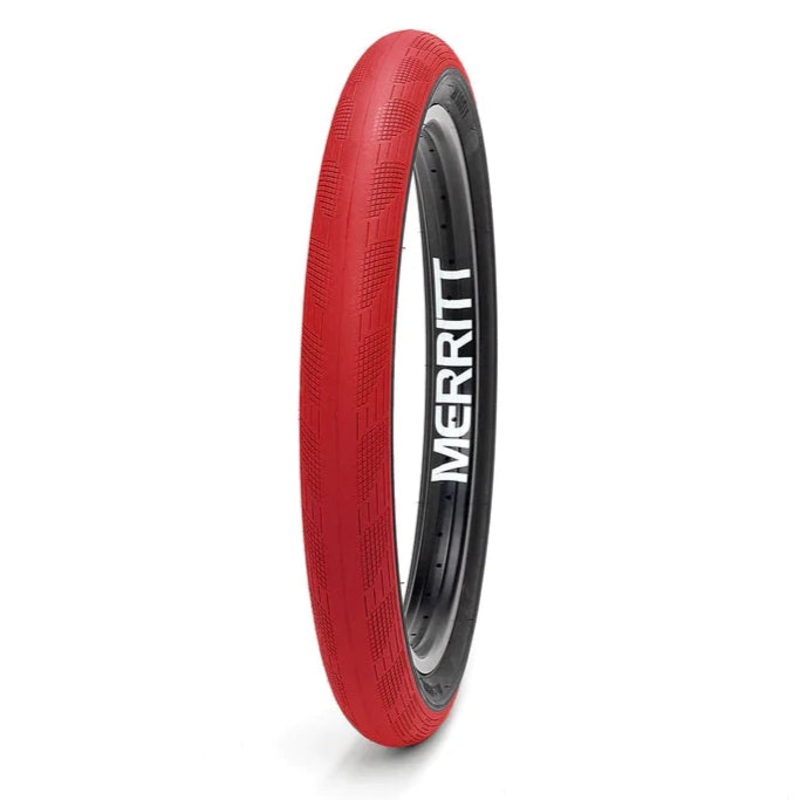 20×2.35 Merritt Phantom BMX Tire – 110psi – Red w/ Black Sidewall