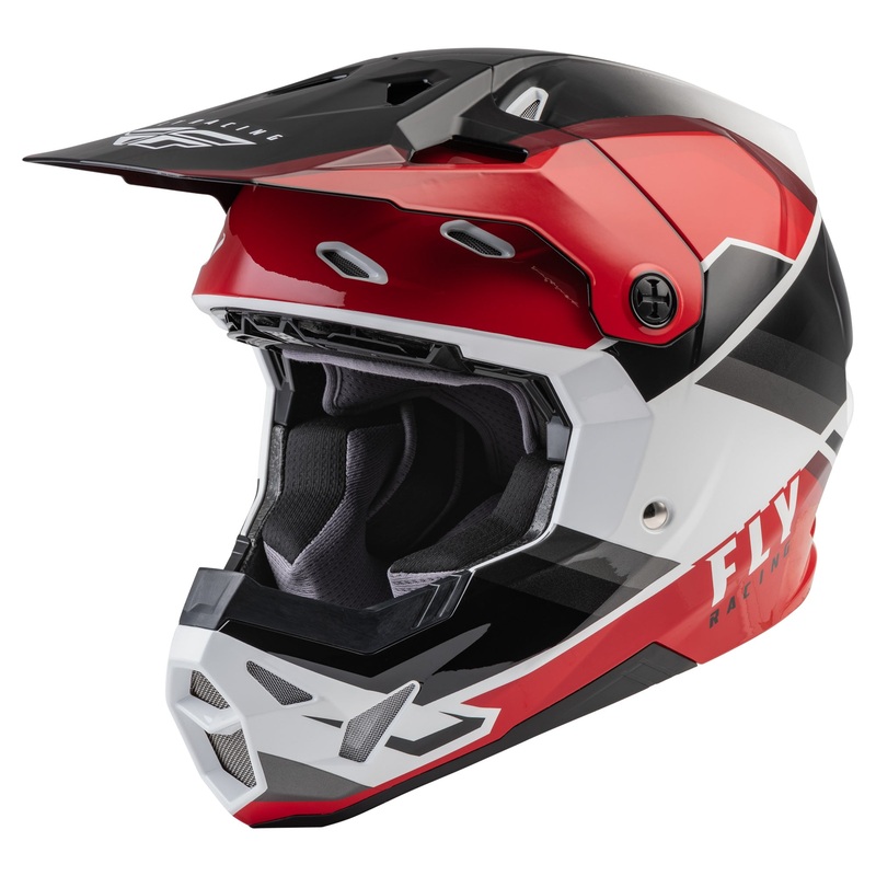 Fly Racing Formula CP Rush BMX Race Helmet-Black/Red/White Youth Large