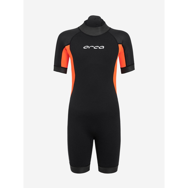 Vitalis Squad Shorty Junior Openwater Wetsuit black orange 10 black orange 10