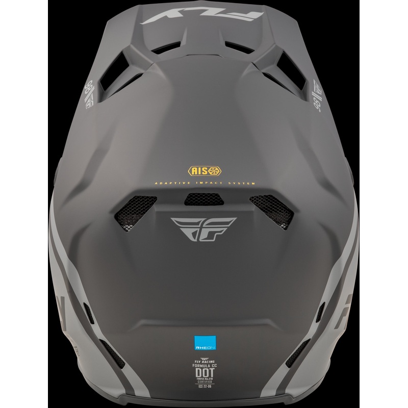 FLY RACING Formula Cc Objective Helmet Matte Black/Grey Md