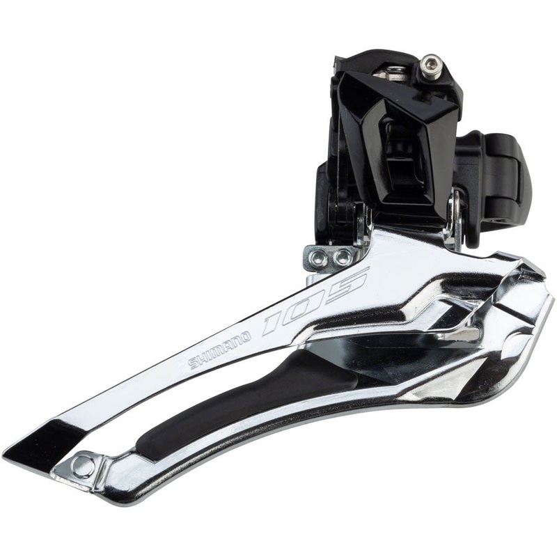 Shimano 105 FD-R7000-L 11-Speed 31.8mm Clamp Band Down-Swing Front Derailleur, Black