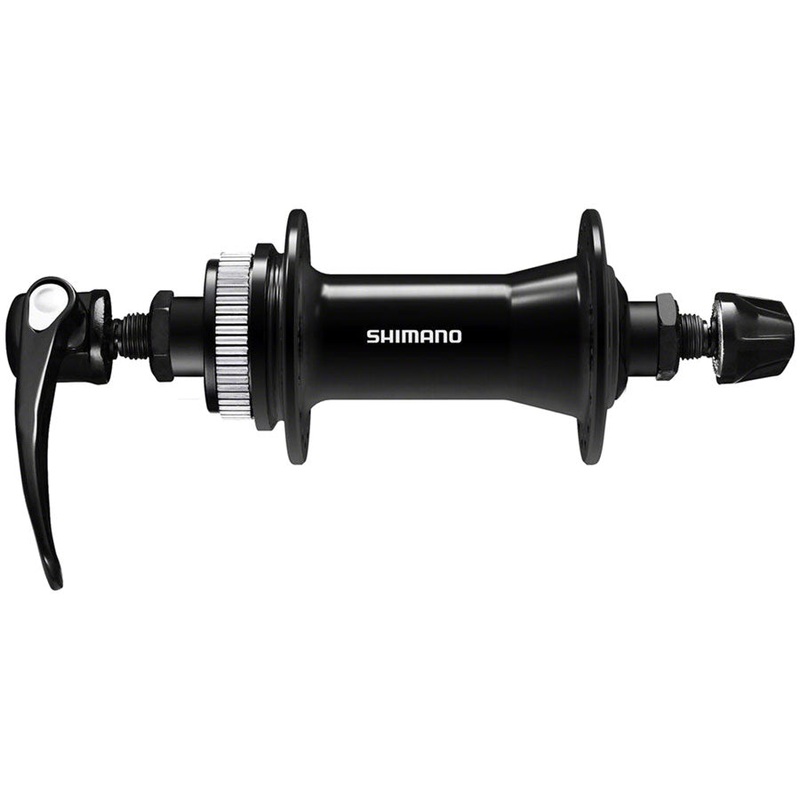 Shimano Deore HB-QC400 Front Hub – QR x 100mm Center-Lock Disc Black 32H