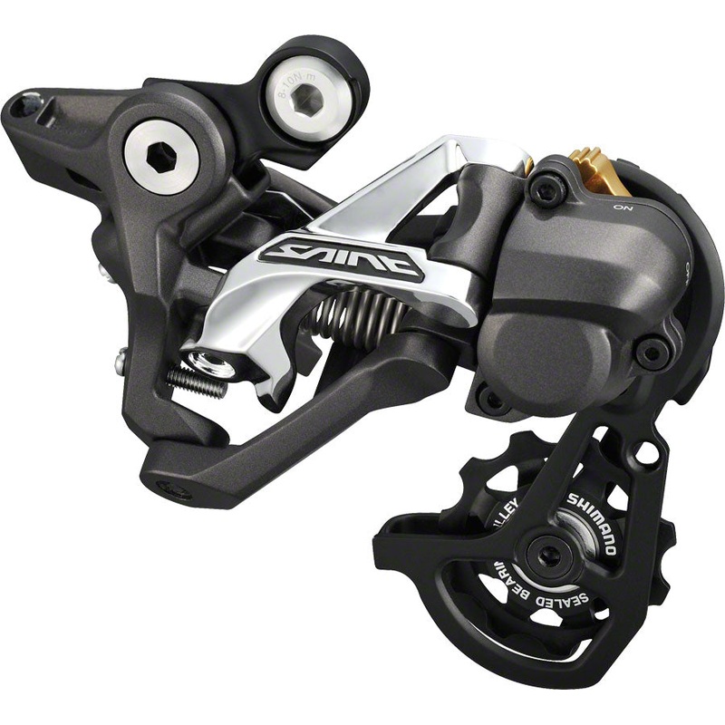 Shimano Saint RD-M820-SS1 Rear Derailleur – 10 Speed, Short Cage, Black