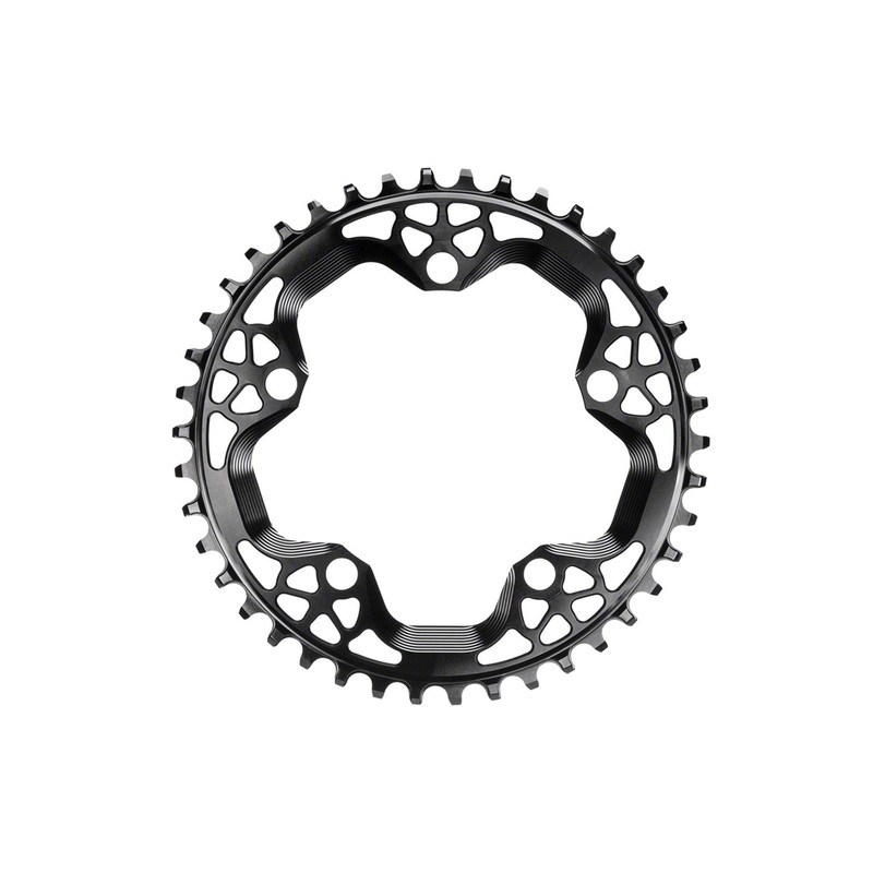 absoluteBLACK Round CX Chainring – 110bcd 42t Black