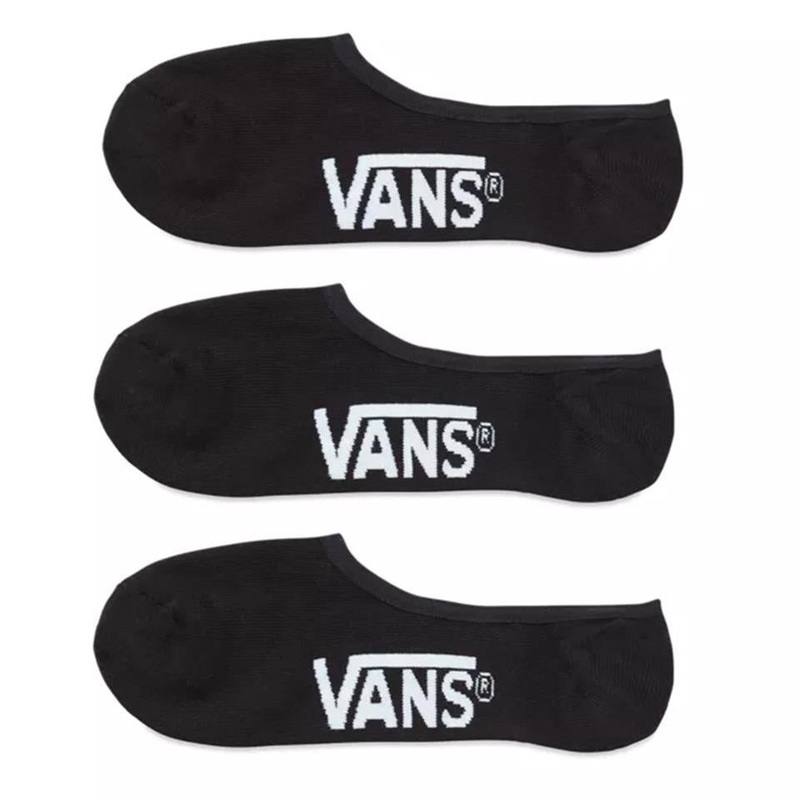 Vans Classic Super No Show Socks – Black UK 5.5-8
