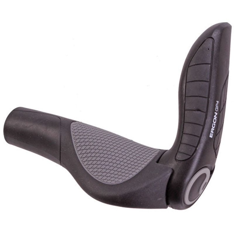 Ergon GP4 Grips – Black/Gray Lock-On Small
