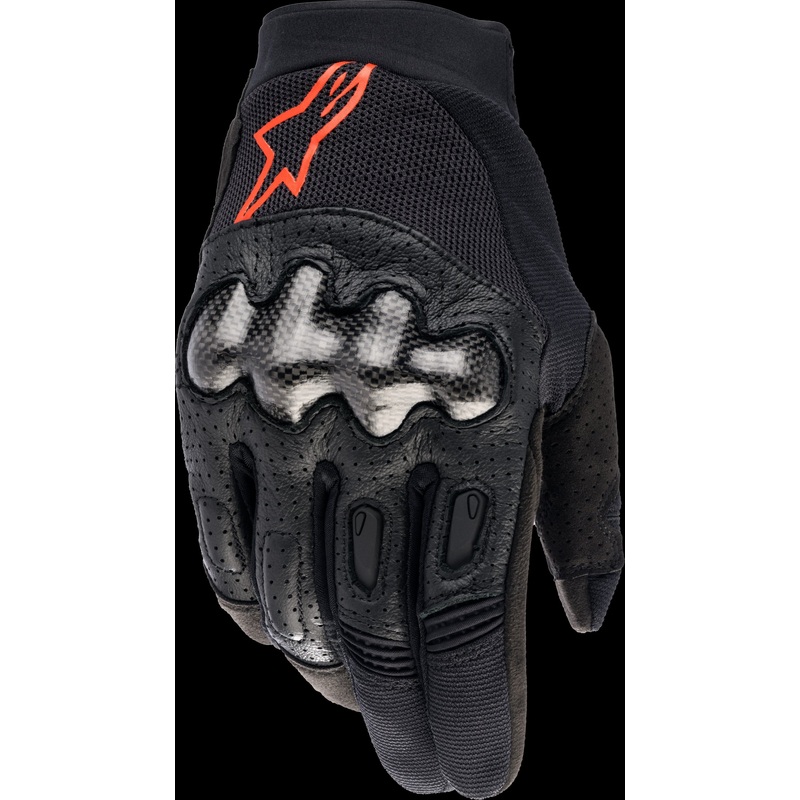 ALPINESTARS Megawatt Gloves Black/Fluorescent Red Medium