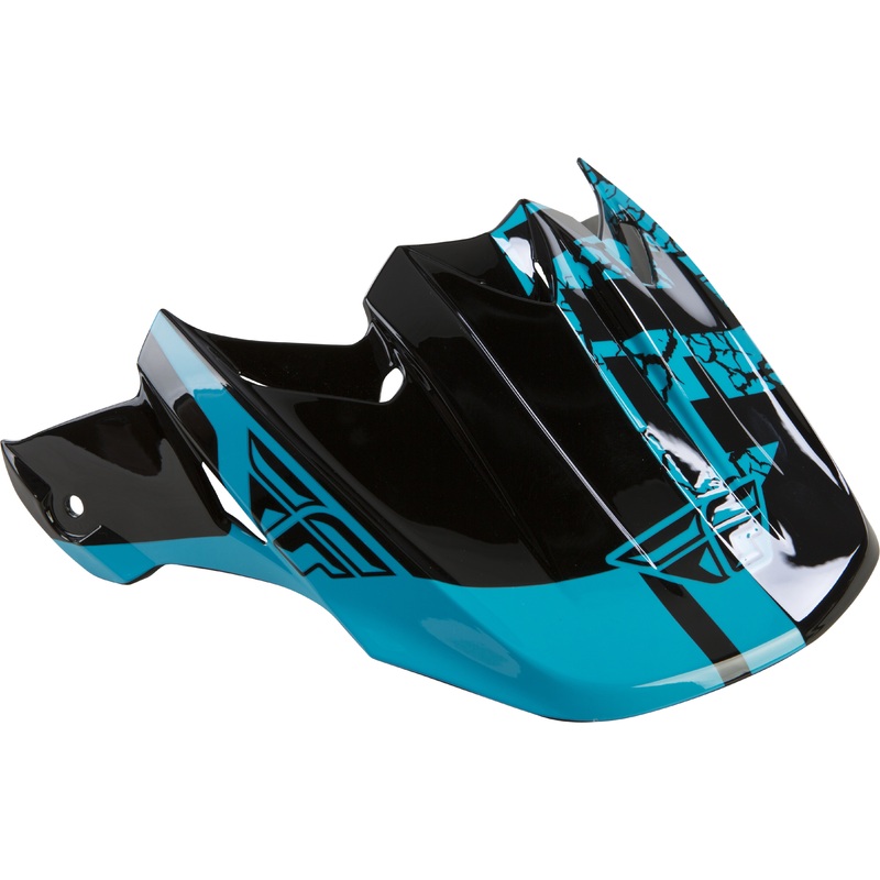 FLY RACING F2 Fracture Visor Blue/Black
