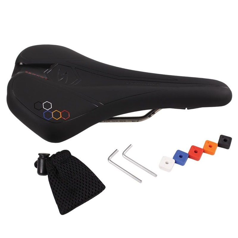 VAR-2 Variant 2 Adjustable Flex SS Rails Bike Saddle