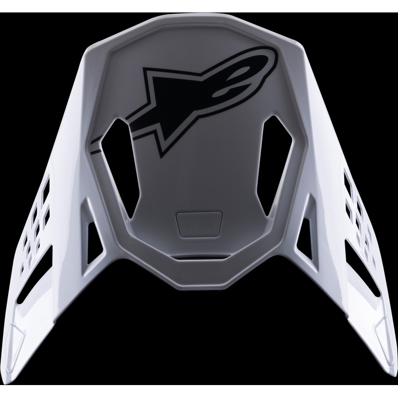 ALPINESTARS S-M8 Factory Visor Black/White/Fluorescent Red