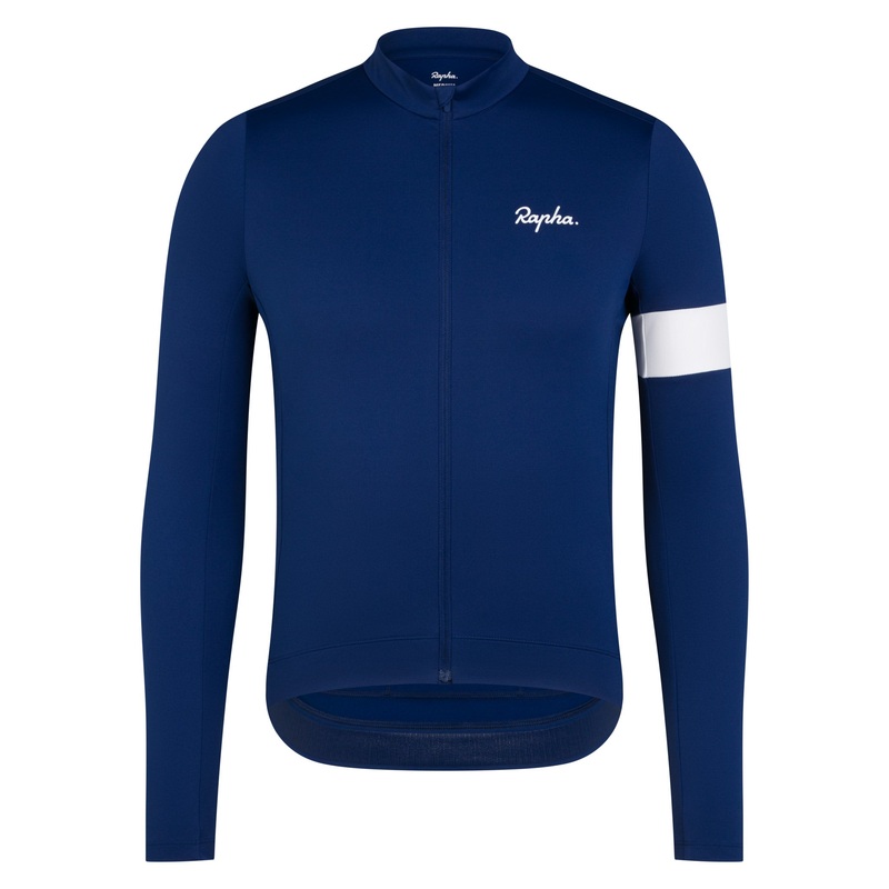 Core Thermal Long Sleeve Jersey Navy/White XX-Small