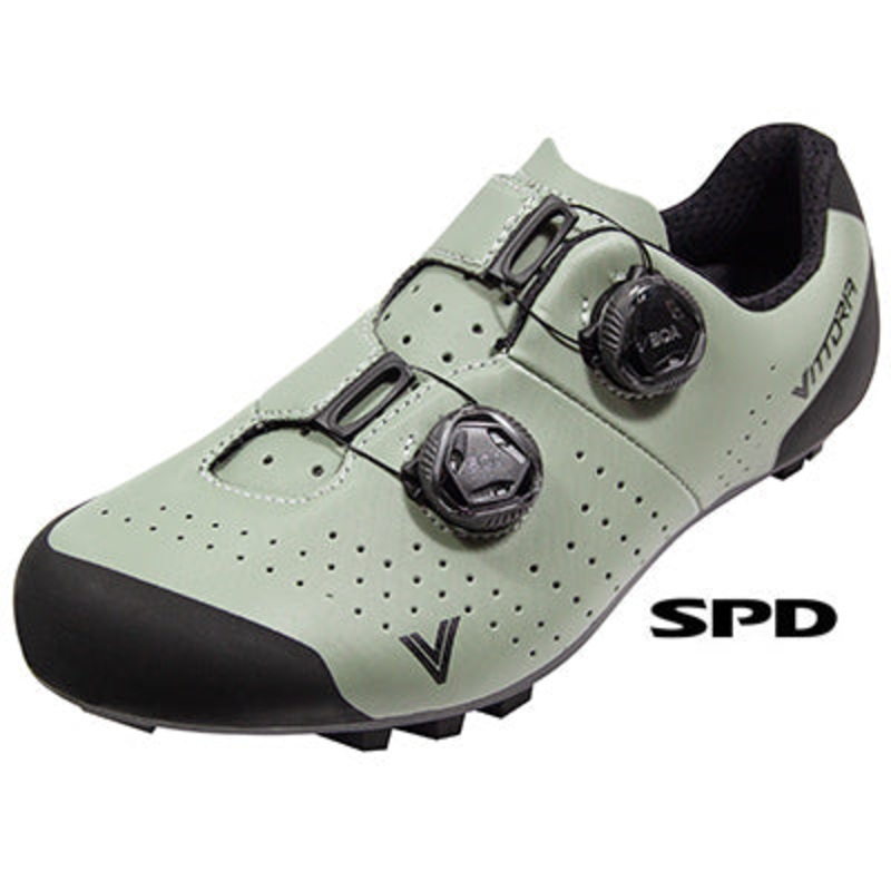 Vittoria Shoe,Kom Mtb Grn/Blk Size 43.5 Kom Mtb  Shoes 43.5 Green/Black