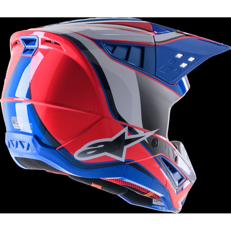 ALPINESTARS S-M5 Helmet White/Diva Pink/Enamel Blue 2X-Large