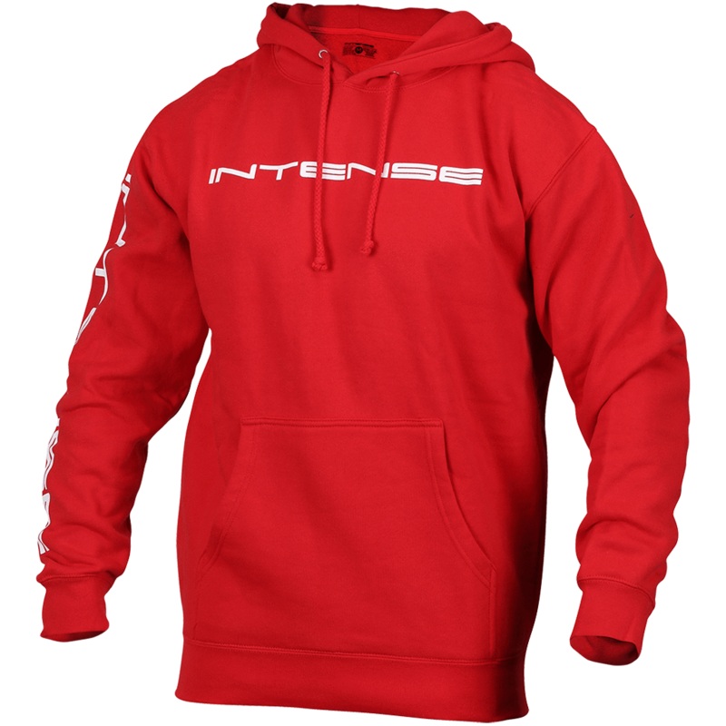 Men’s INTENSE Red Pullover Hoodie XS