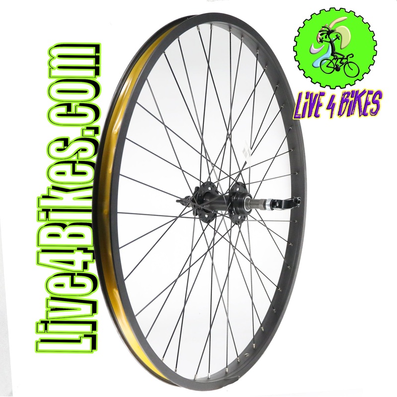 26 in Rear Wheel Rim Disc brakes QR Freewheel 7 speed  – Live 4 Bikes Rear 26 In Disc 7 speed