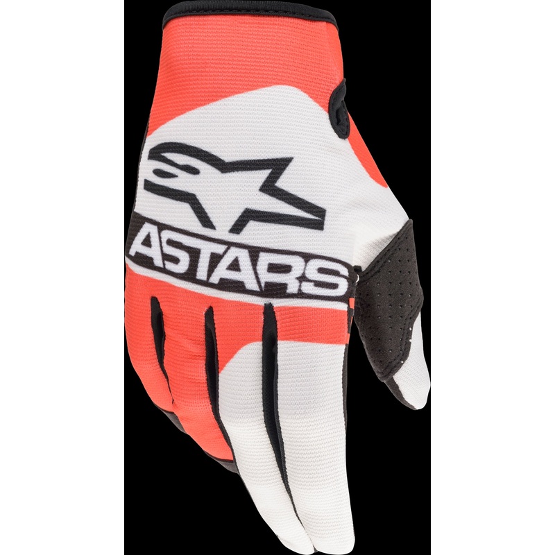 ALPINESTARS Radar Gloves Off White/Fluorescent Red/Blue Small