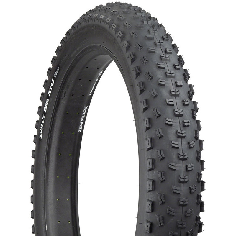 Surly Edna Tire – 26 x 4.3, Tubeless, Folding, Black, 60tpi