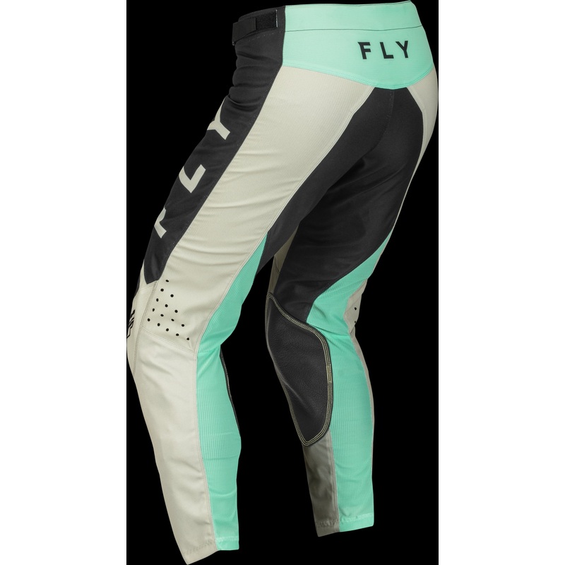 FLY RACING Kinetic Jet Pants Black/Mint/Grey Sz 42