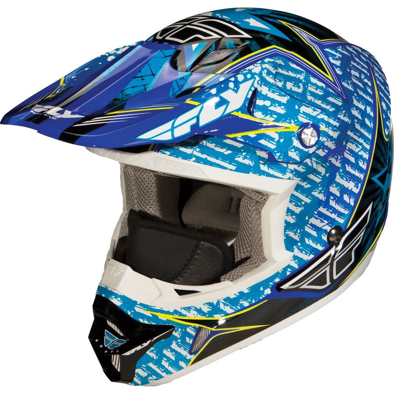 FLY RACING Aurora Helmet Blue 2x