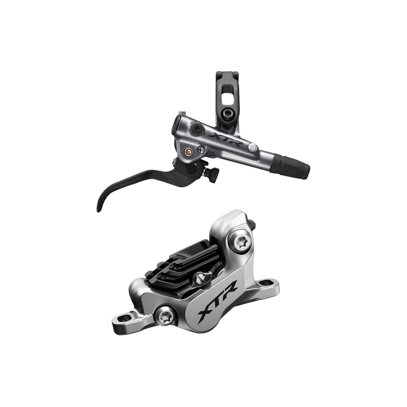 Shimano XTR BL- M9120/BR-M9120 Disc Brake Lever – Rear Hydraulic Post Mount Finned Metal Pads Gray