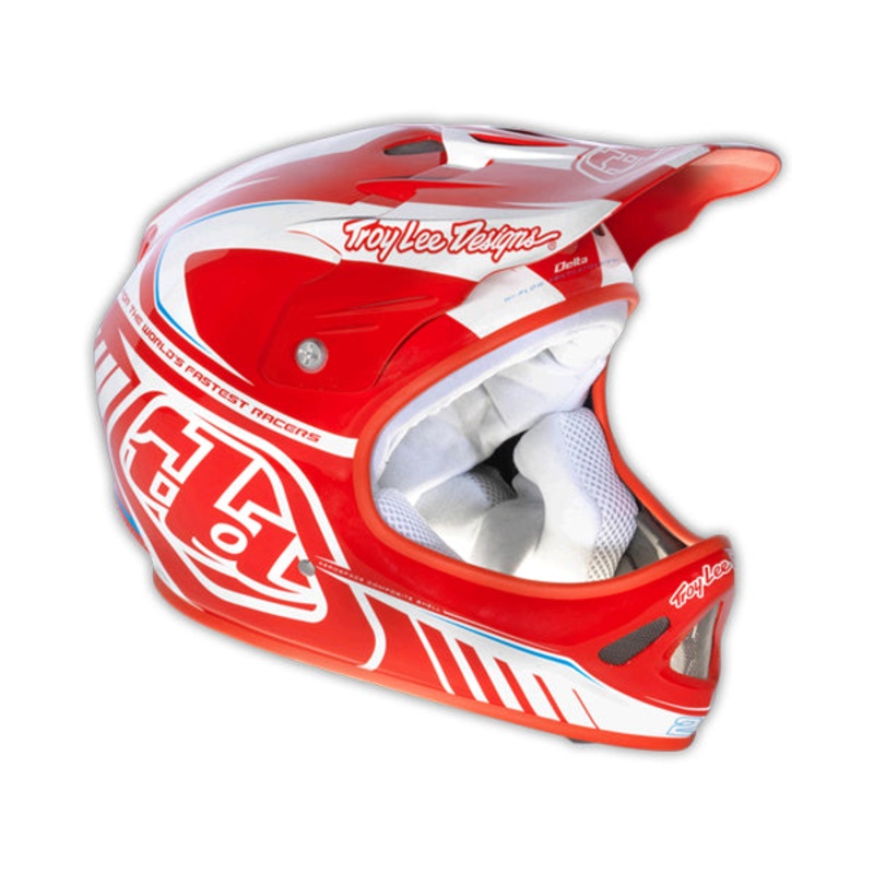 Troy Lee 2013 D2 Delta Composite Helmet-Red X-Small/Small