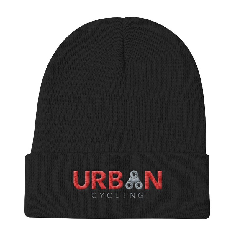 Urban Cycling Knit Beanie Black