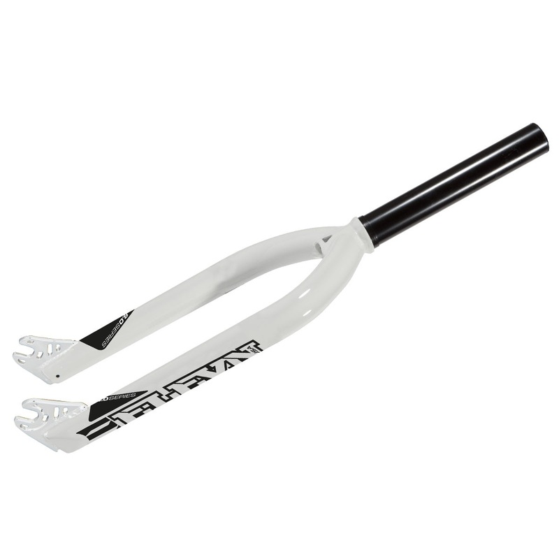 Elevn 8.0 V2 Pro Chromoly BMX Race Fork-20″-1 1/8″-10mm Black/White