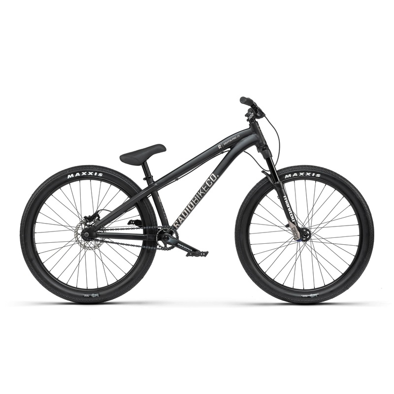 Radio Griffin Pro 26 Inch Dirt Jump Bike Matt Black Black