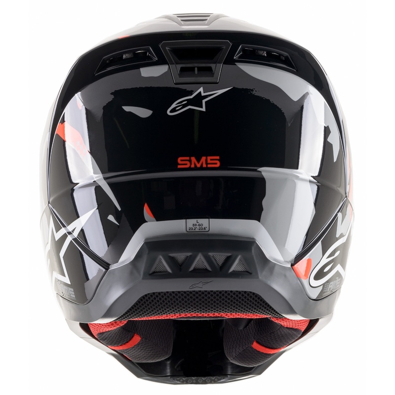 ALPINESTARS S-M5 Helmet Anthracite/Fluorescent Red/Camo Small