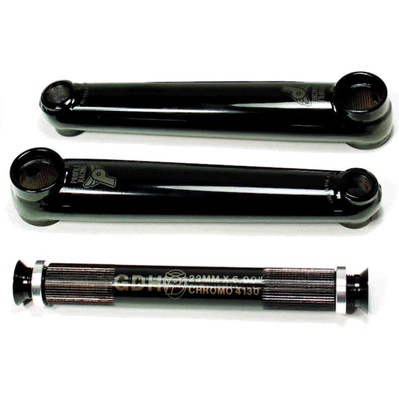 PROFILE Column Cranks Black 160mm
