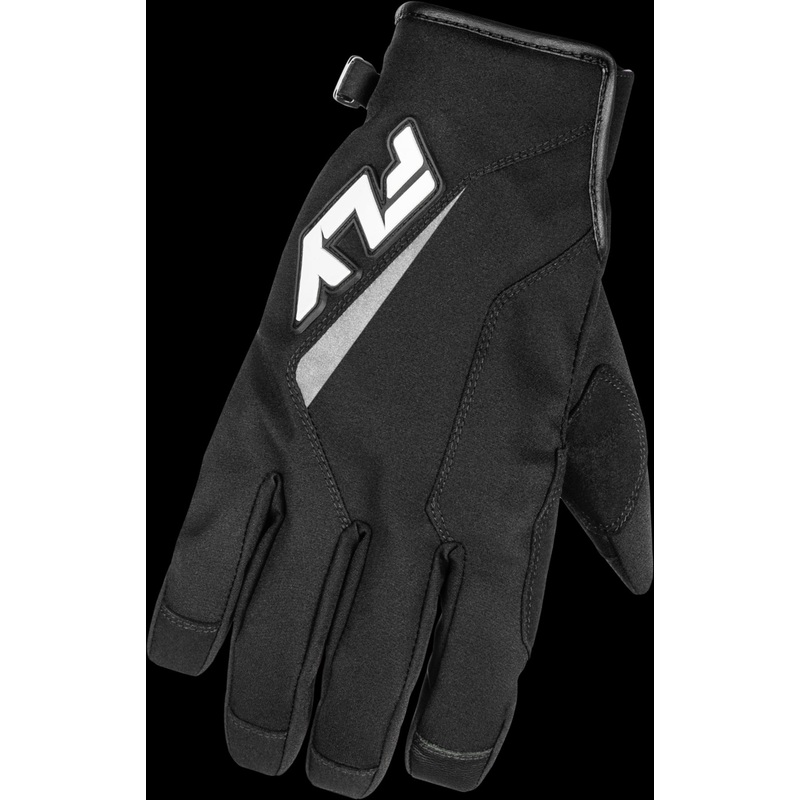 FLY RACING Youth Title Gloves Black/White Yl