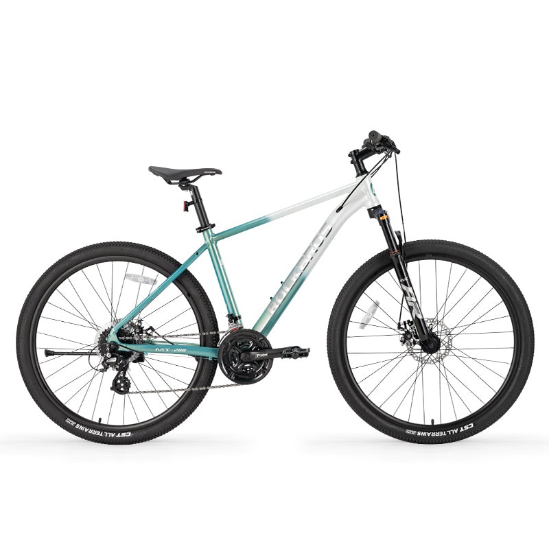 Mountain Bike 27.5″ Aluminum Frame 24-Speed Lockable Shock Absorber  ROCKBROS MT200 Grey S