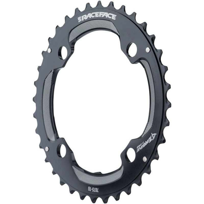 RaceFace Turbine 11-Speed Chainring: 104mm BCD, 36t, Black